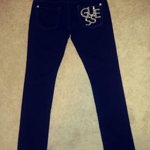 Guess kids black jeans